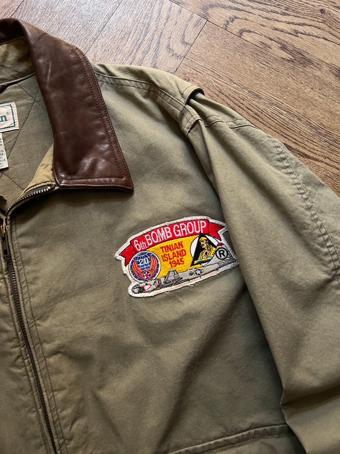 [L]90's 엘엘빈 USA A-2 플라이트 자켓 상품이미지3