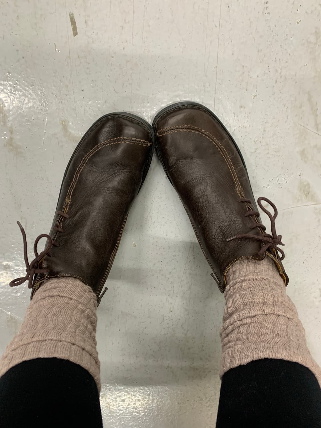 Josef seibel brown lace-up boots 상품이미지1