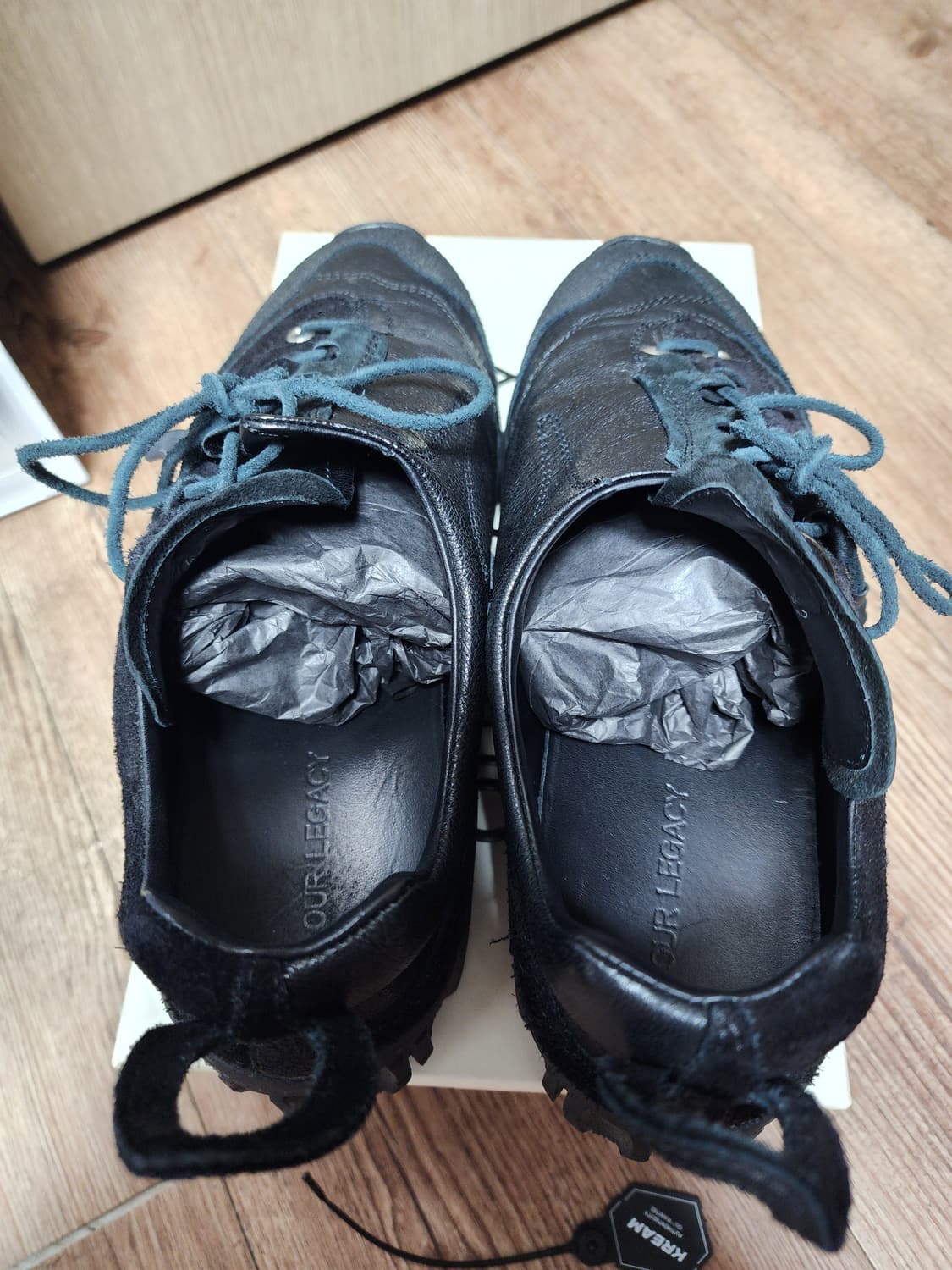 [42] 아워레가시 가베 스텔스 블랙 레더 상품이미지6