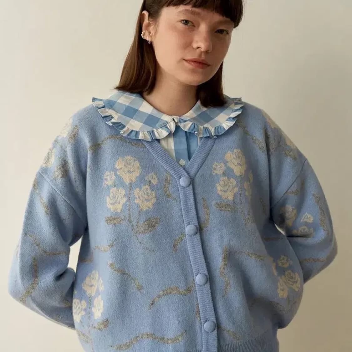 시눈 스카이블루 가디건 상품이미지1