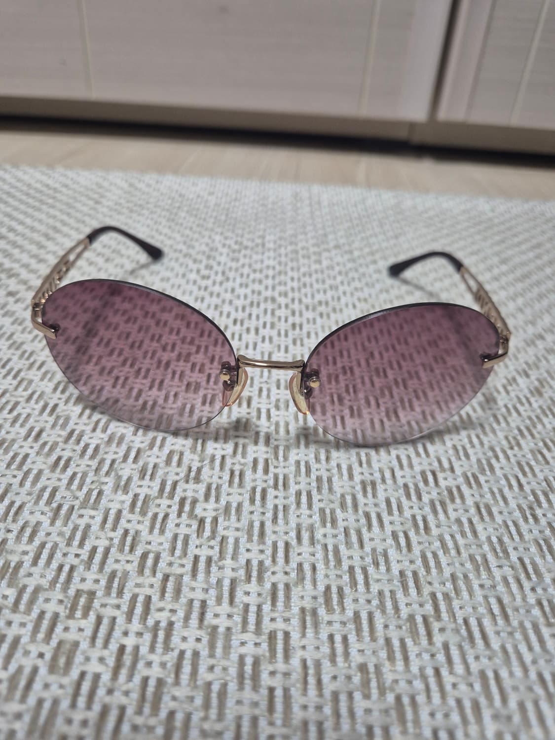 (정품)  펜디 Y2K 무테 선글라스 큐빅 그라데이션 상품이미지2