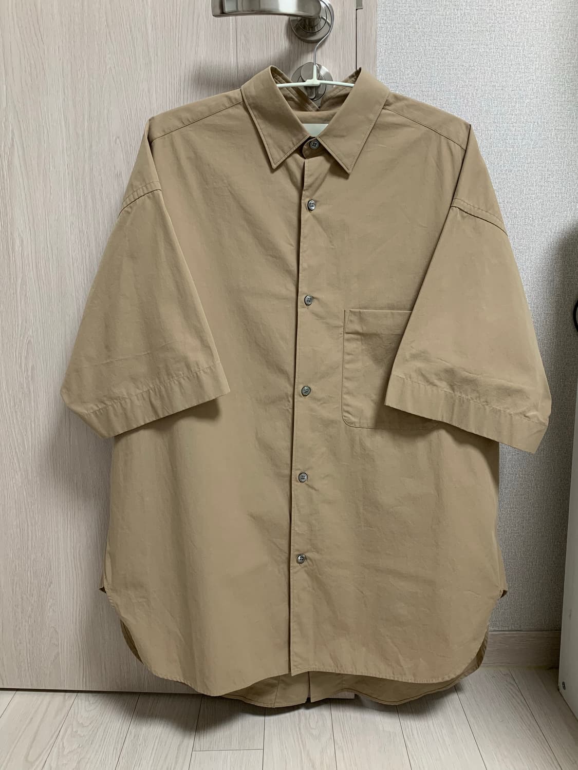 스튜디오니콜슨 파우더코튼 반팔셔츠 상품이미지1