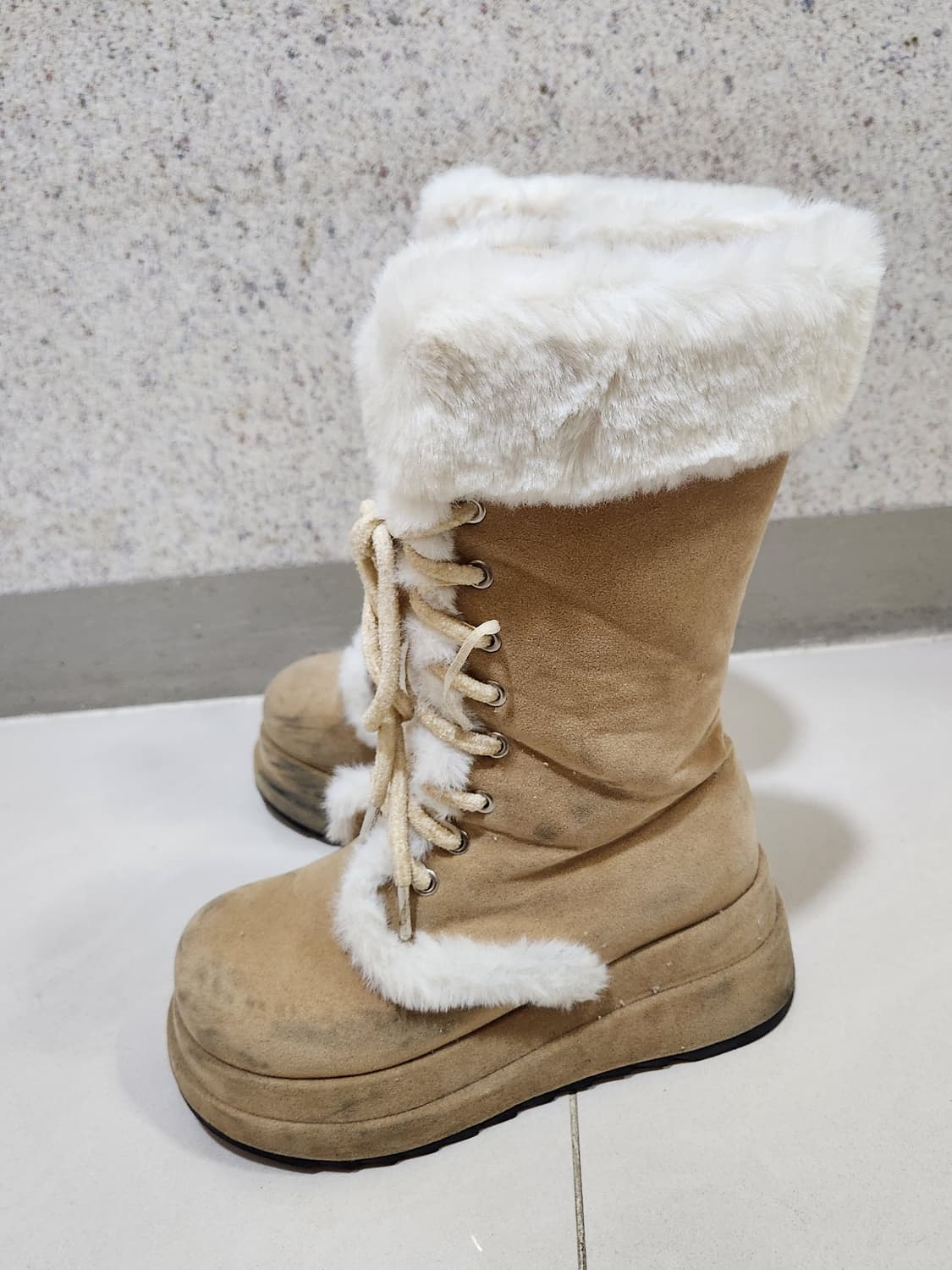 루루서울 윈터 엔젤 퍼 부츠 230 상품이미지8