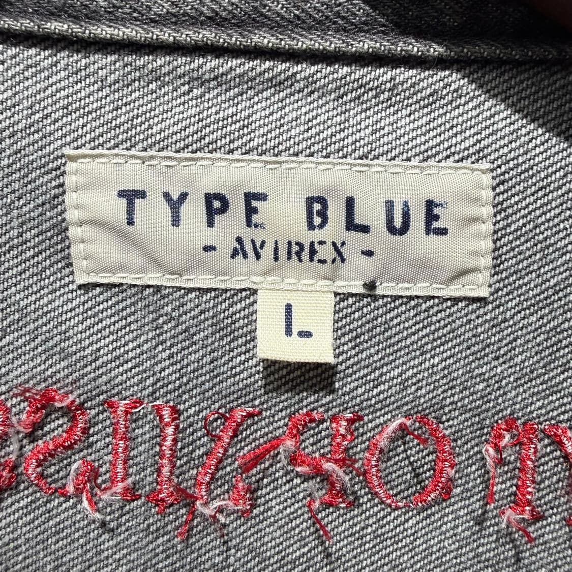 아비렉스 항공 데님자켓 상품이미지7