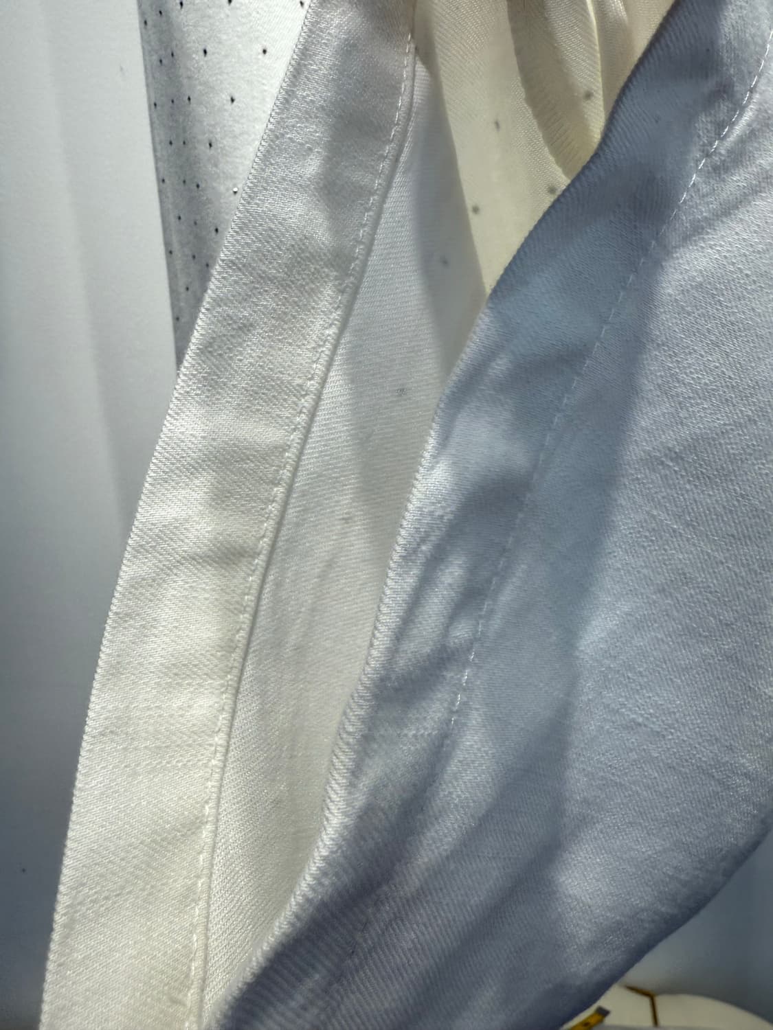 화이트 도트 큐빅 얇은 청바지 상품이미지6