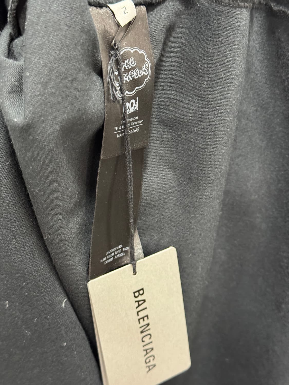 발렌시아가 심슨 롱슬리브 티셔츠 2사이즈  상품이미지3