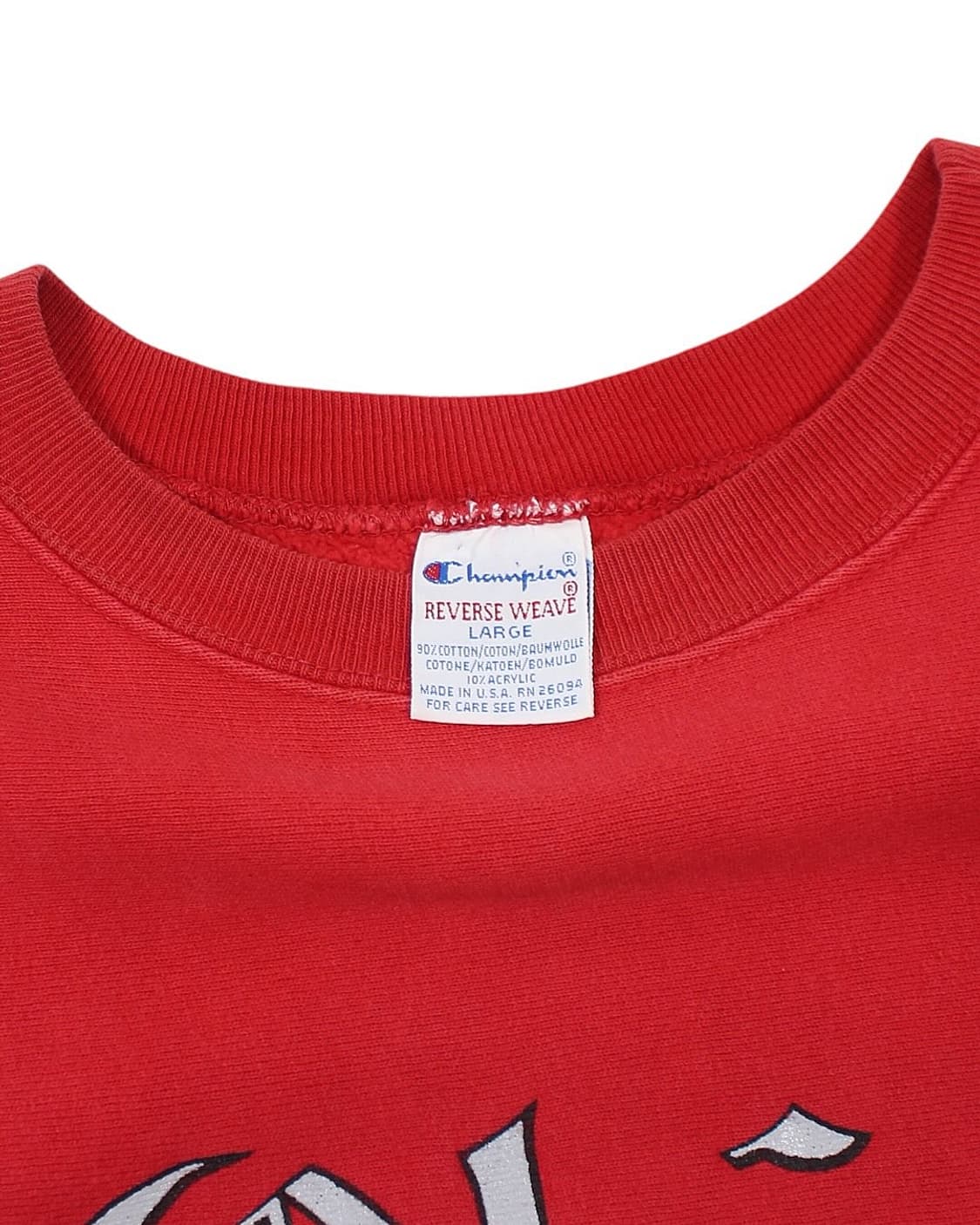 1990s USA 챔피온 리버스위브 스웻셔츠 오하이오 빈티지 미국제 상품이미지4