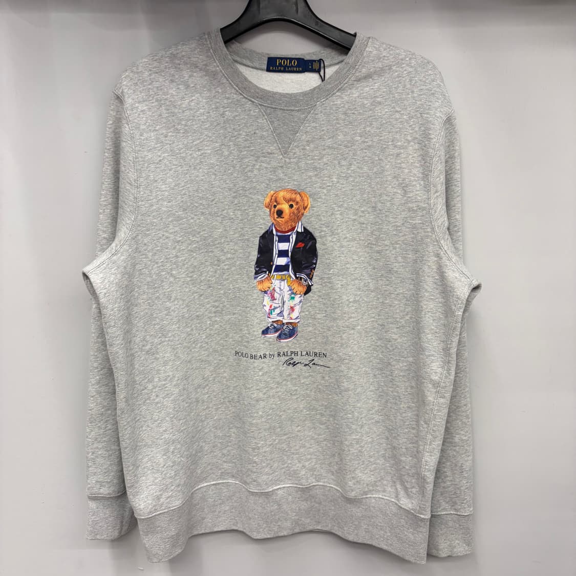 폴로 랄프 로렌 베어 그레이 스웻셔츠 L 상품이미지1