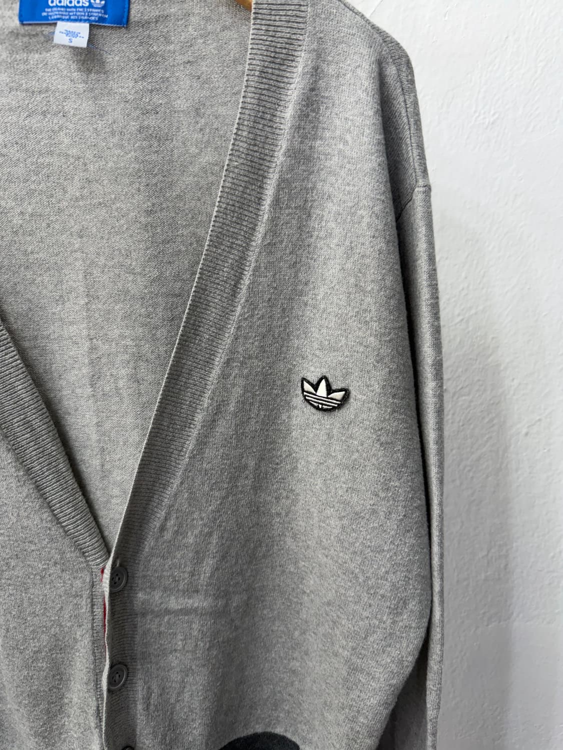 정품) 아디다스 여성 회색 가디건 S 상품이미지3