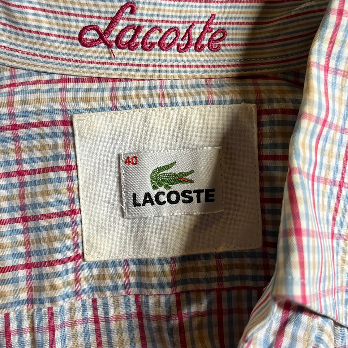 라코스테 체크셔츠 상품이미지5