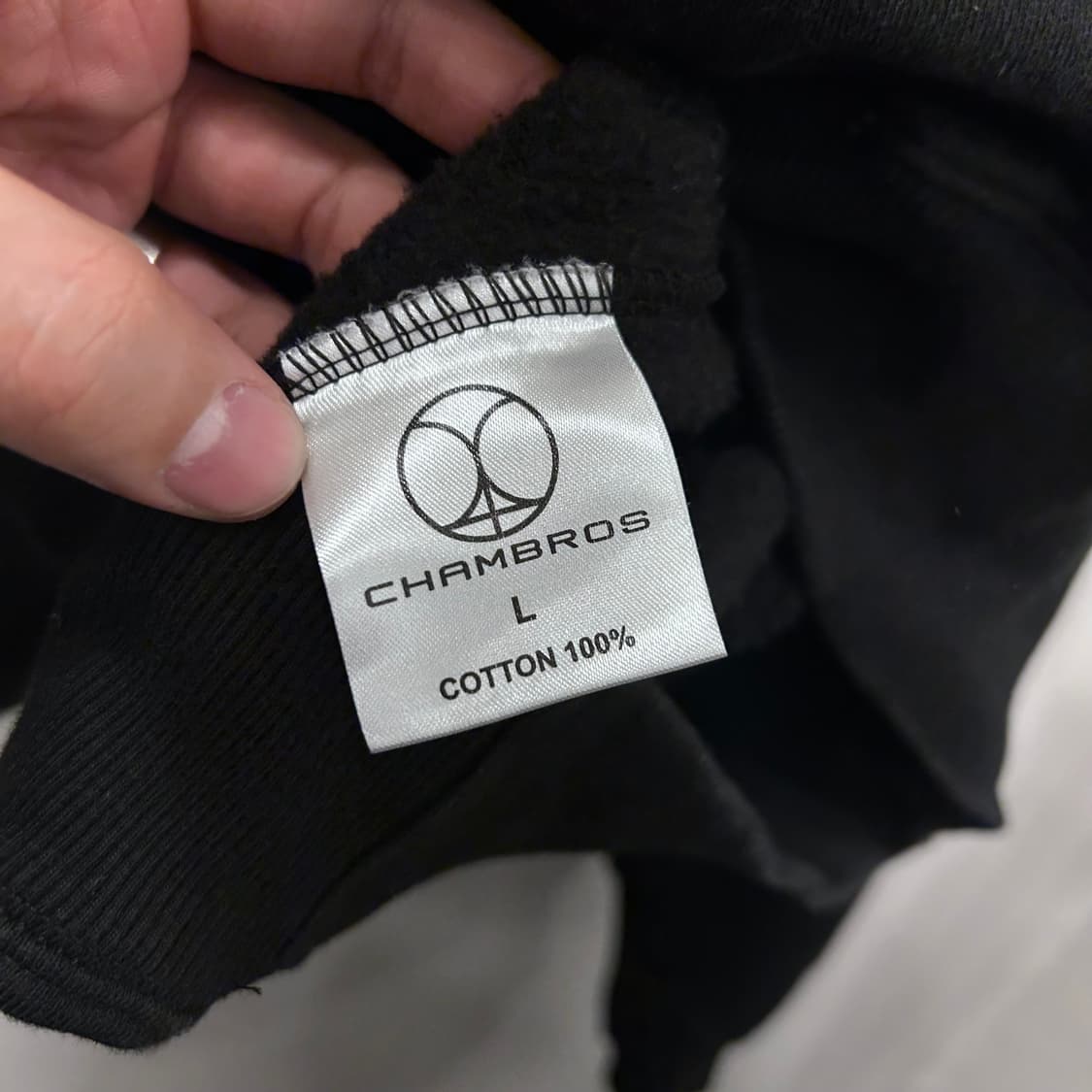 챔브로스 백프린팅 오버핏 기모 후드티 상품이미지4