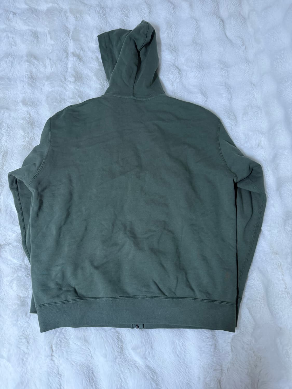 [L] 유니클로 후드 집업 그린 상품이미지3