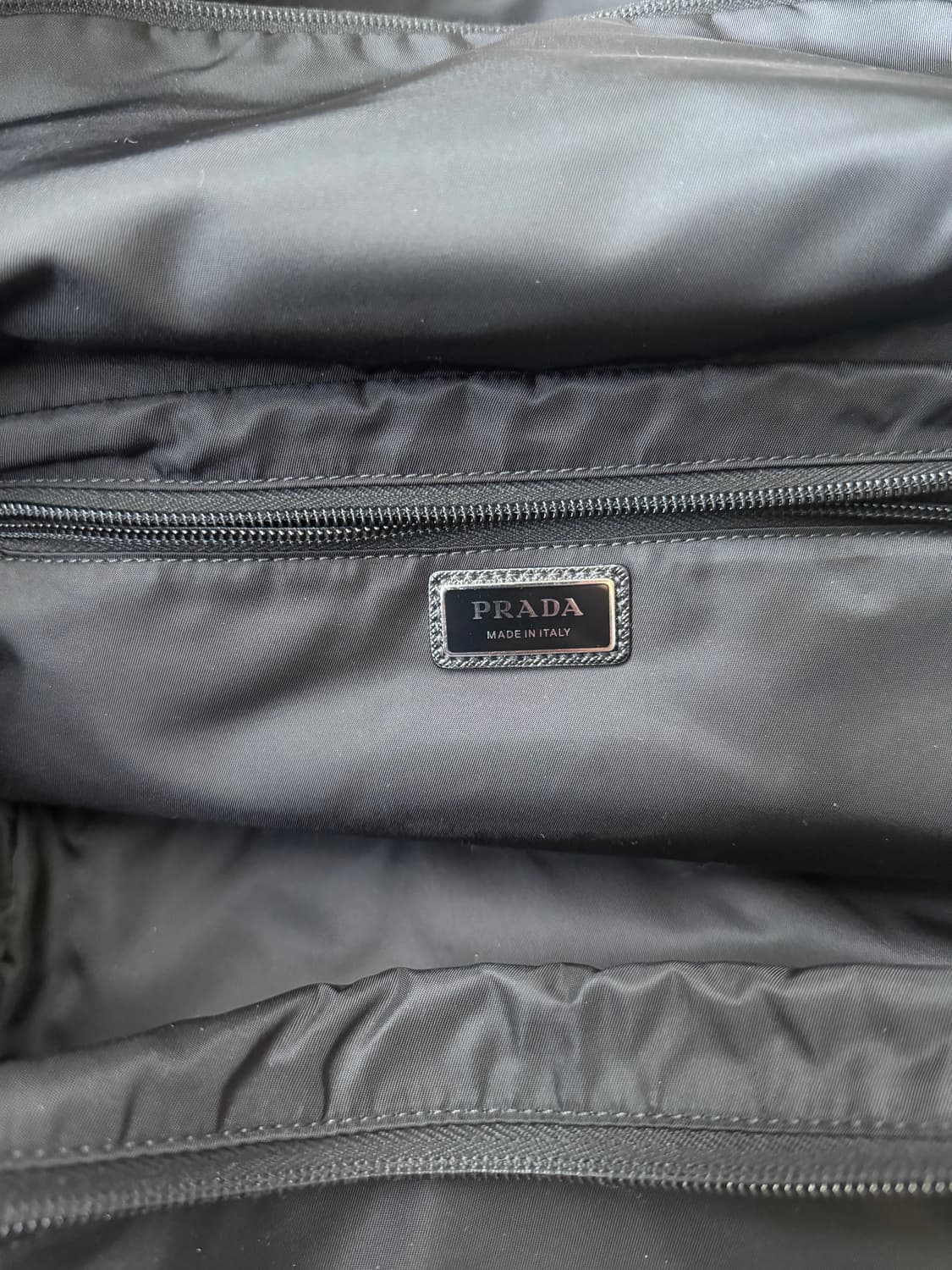 프라다 리나일론 바이커백 블랙L 상품이미지5