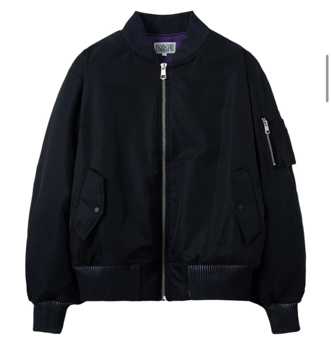 마리떼 프랑소와 저버 MA-1 JUMPER black 상품이미지2