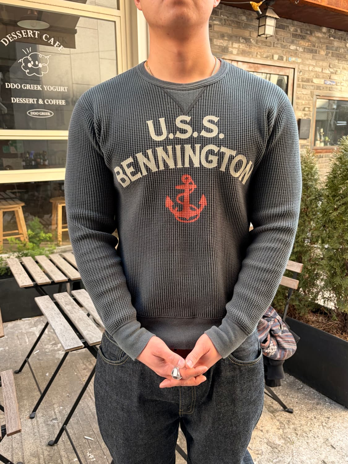 Toys Mccoy’s U.S.S print waffle sleeve 상품이미지3