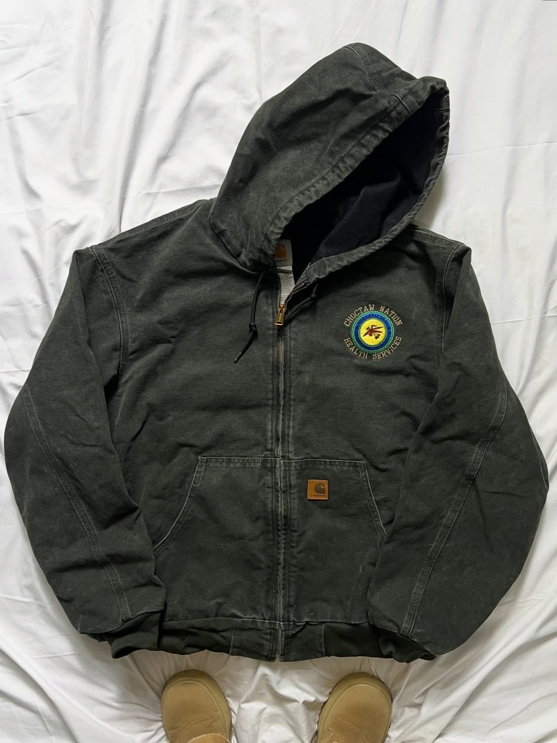 칼하트 모스그린 액티브 자켓 상품이미지1