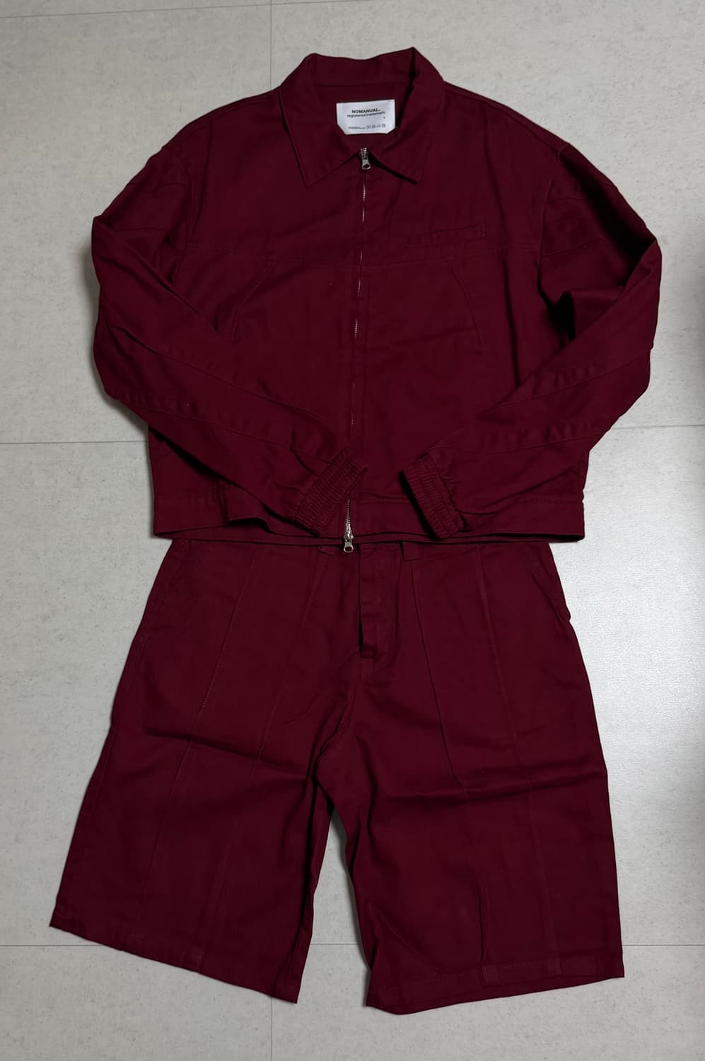 노매뉴얼 자켓셋업 M 새상품 상품이미지4