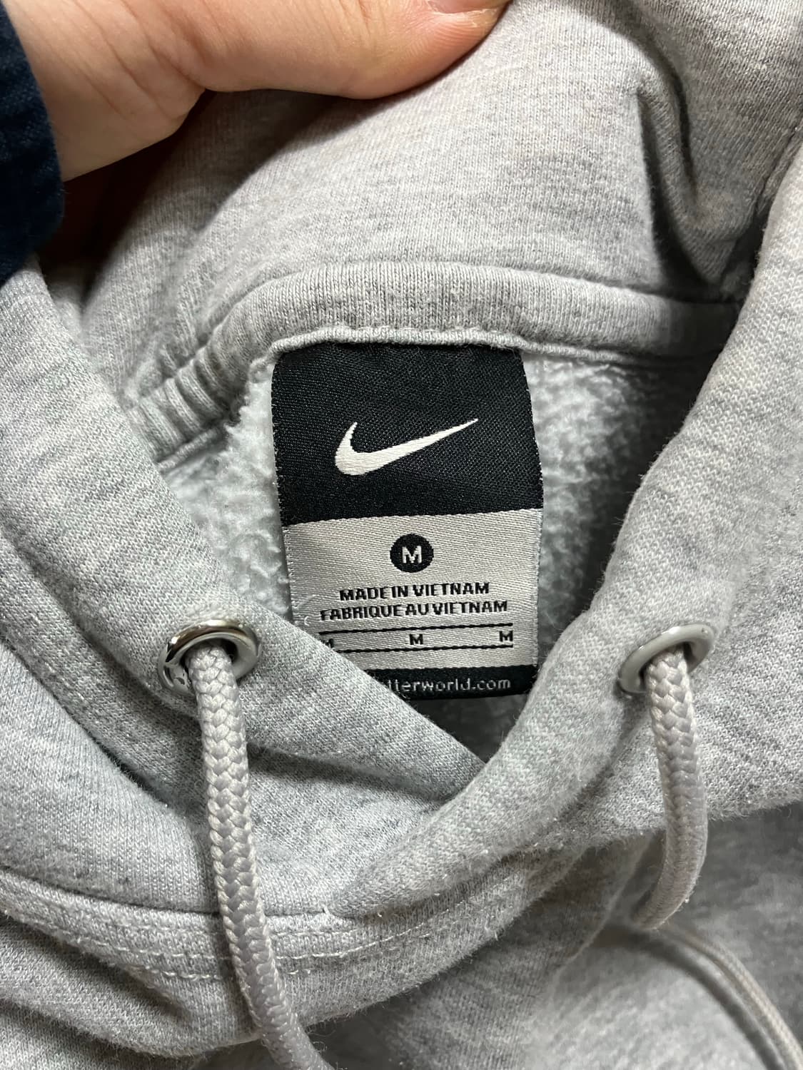 나이키 회색 기본 후드티 M 상품이미지4