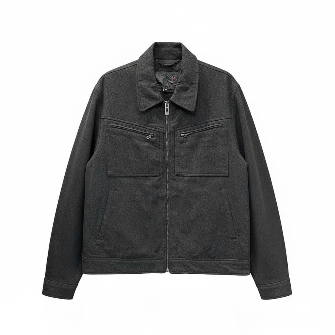 GUESS 게스 울 집업 자켓 4포켓 디테일 그레이 상품이미지1