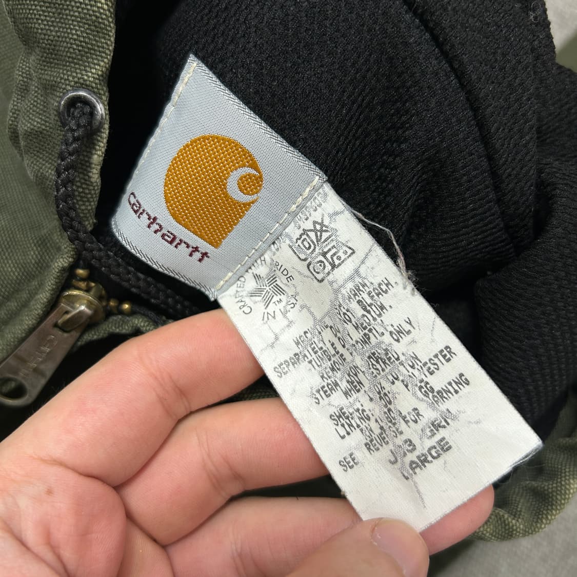 칼하트 J03 GRN 액티브 자켓(L) 상품이미지5