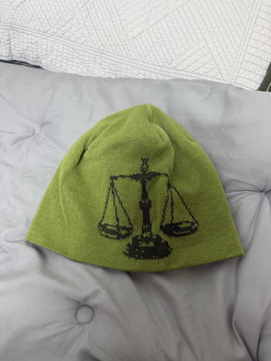 탄산마그네슘 자카드 트리플 나이프 비니 새상품  상품이미지2