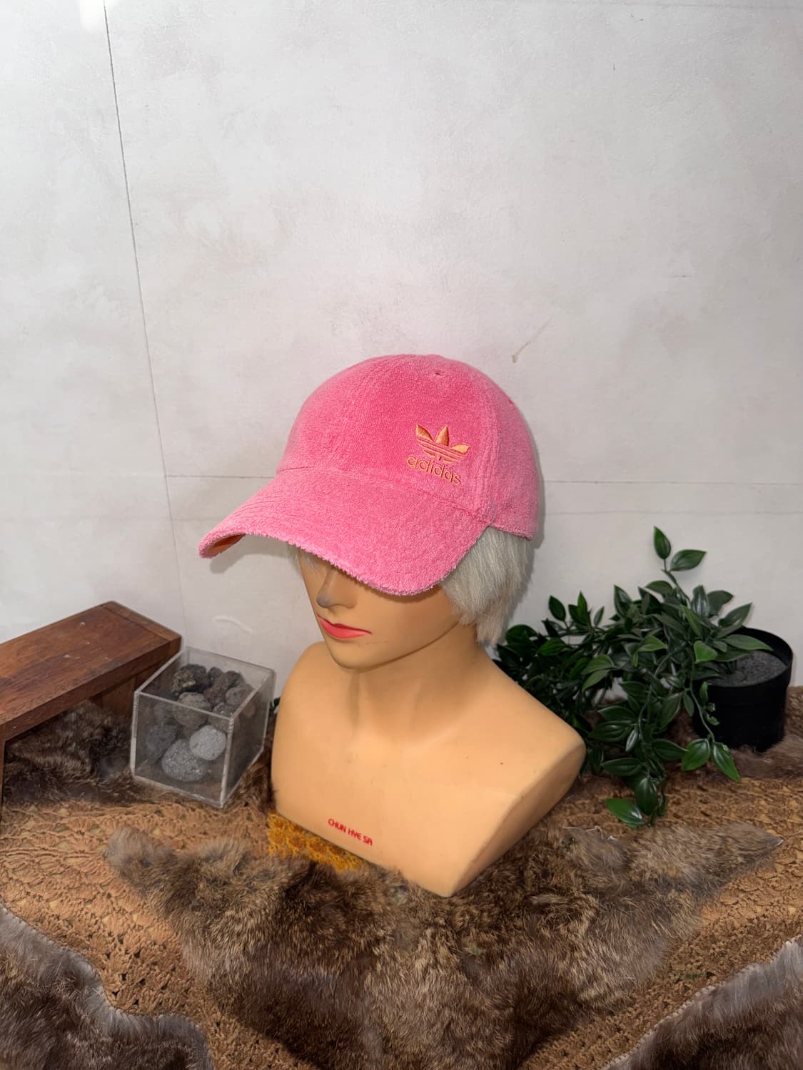 Adidas pink terry towel firebird 볼캡 상품이미지1