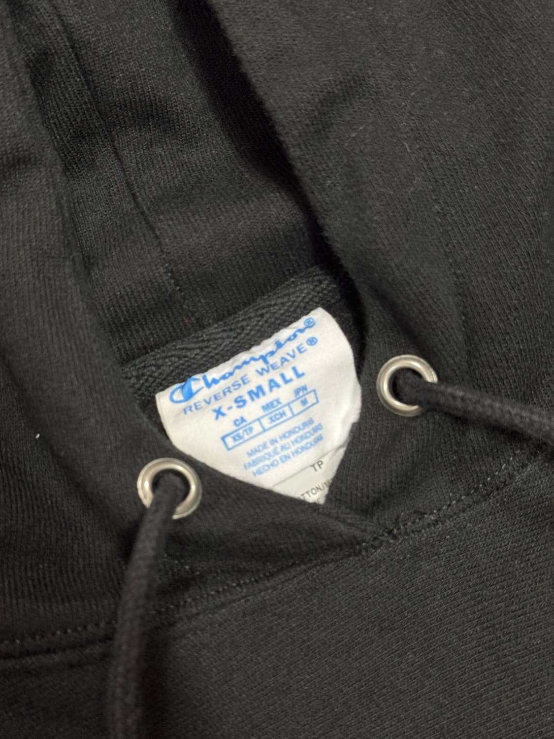 champion reverse weave / 챔피온 리버스위브 블랙 후드 상품이미지4