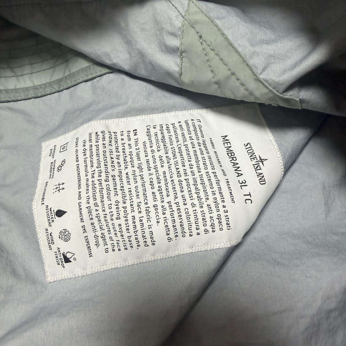 [ 3XL ] 23SS 스톤아일랜드 멤브라나 3L TC 바람막이 자켓 상품이미지5