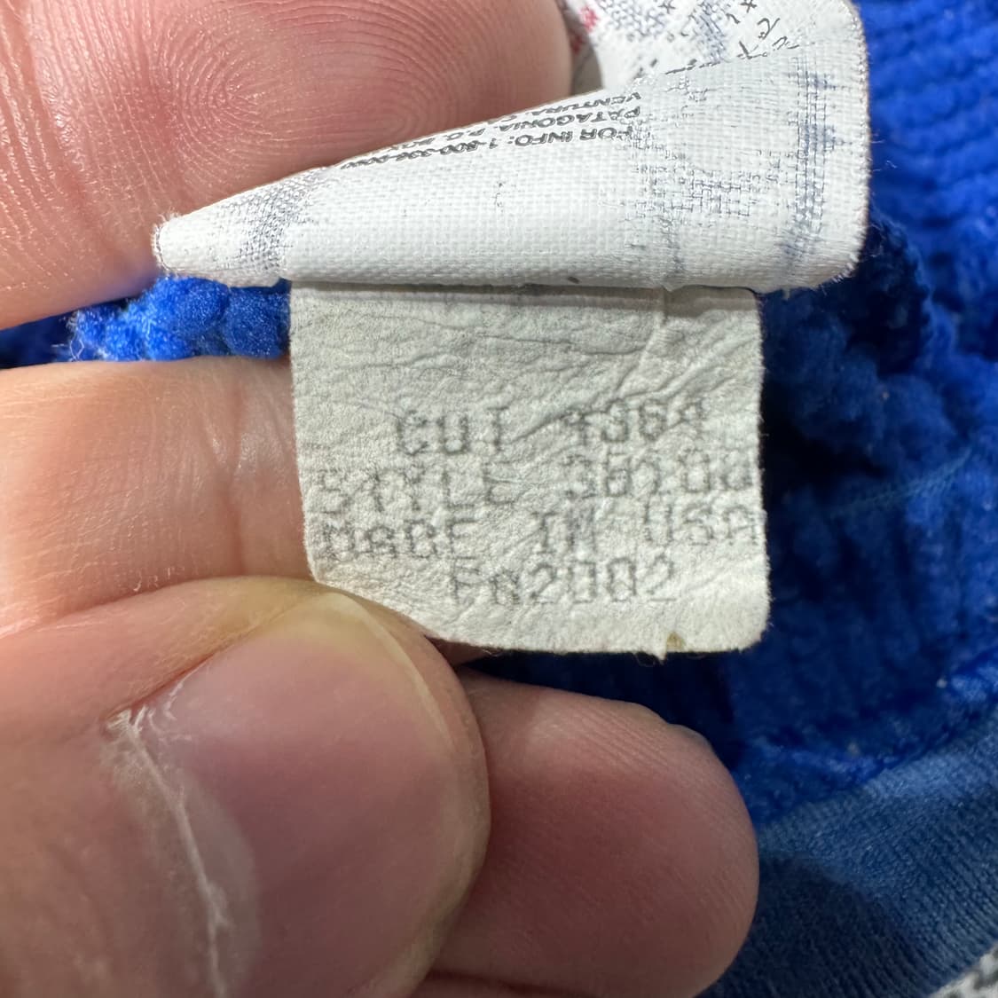 파타고니아 하프집업 플리스 블루 ( XL/OLD-8288 ) 상품이미지6