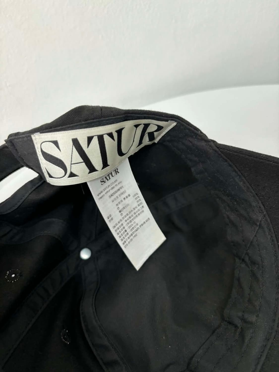 Satur 세터 빈티지 아플리케 캐주얼 볼캡 모자 상품이미지5