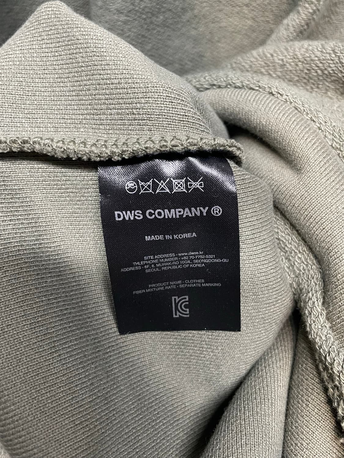 DWS COMPANY 러프 맨투맨 상품이미지8