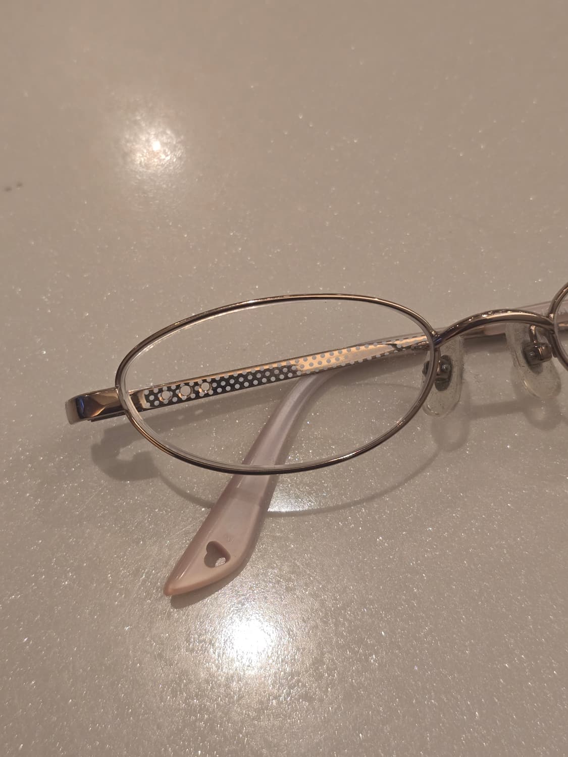 Liz Lisa 리즈리사 도트 하트 로즈골드 안경 상품이미지5