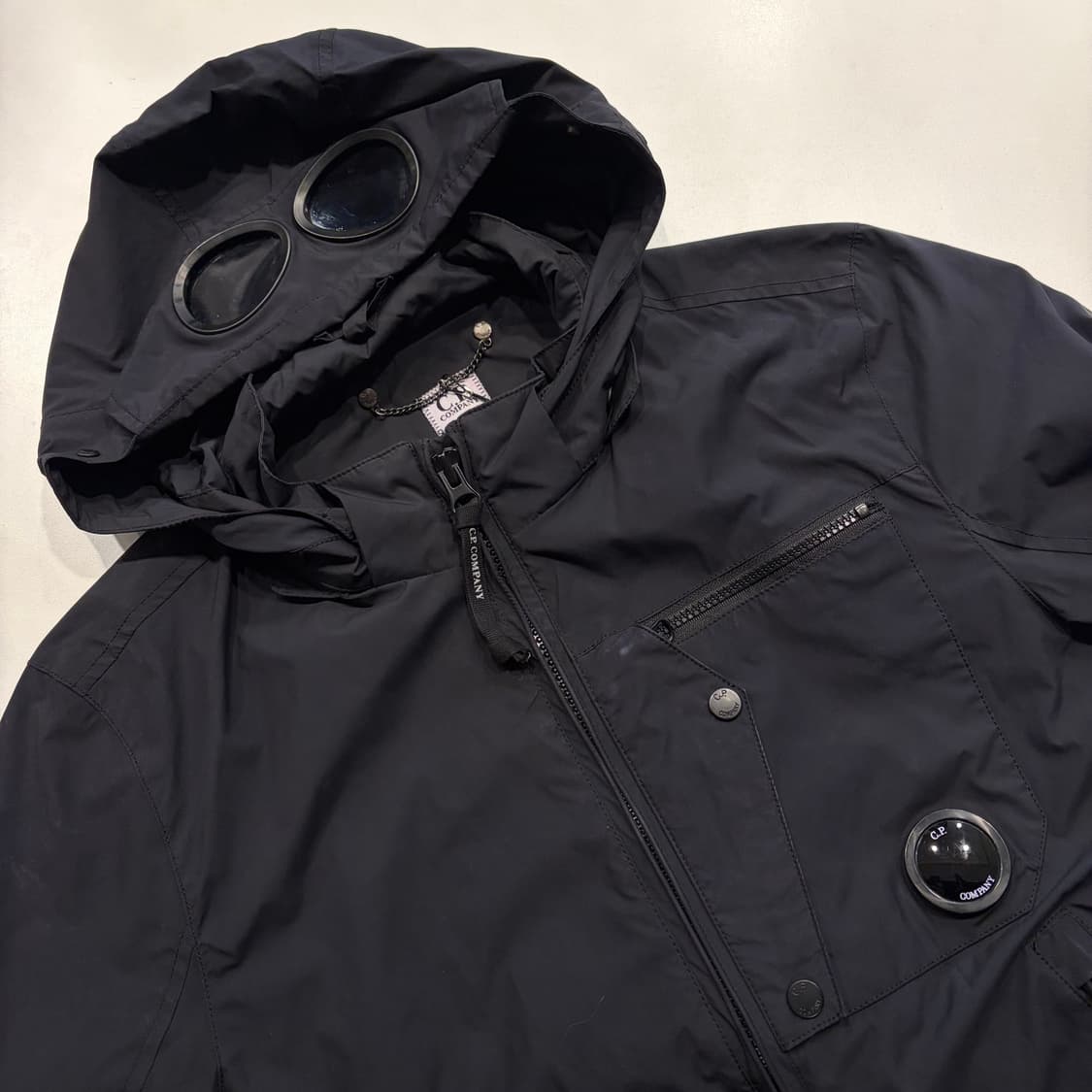 [105] 15FW CP 컴퍼니 고글 후드 자켓 블랙 D2 상품이미지3