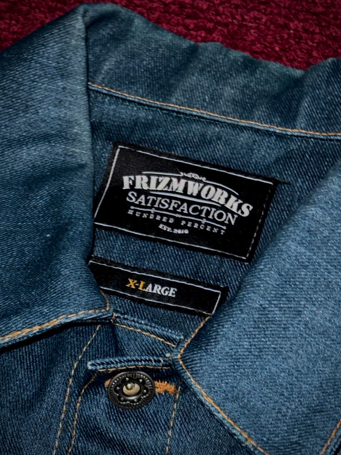 프리즘웍스 트러커 데님 자켓 XL 상품이미지5