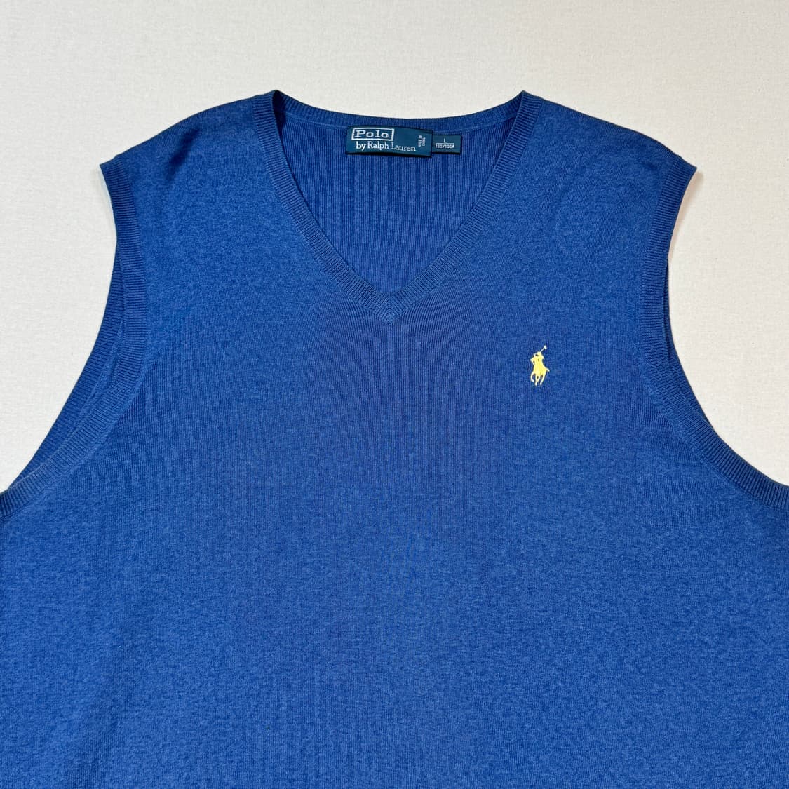 L) 폴로 랄프로렌 코튼 니트 조끼 베스트 상품이미지3