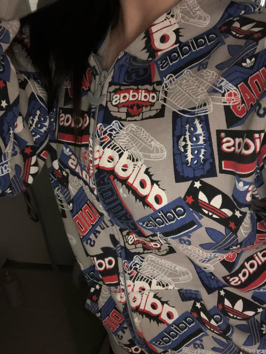 아디다스 미국 빈티지 후드집업 상품이미지3