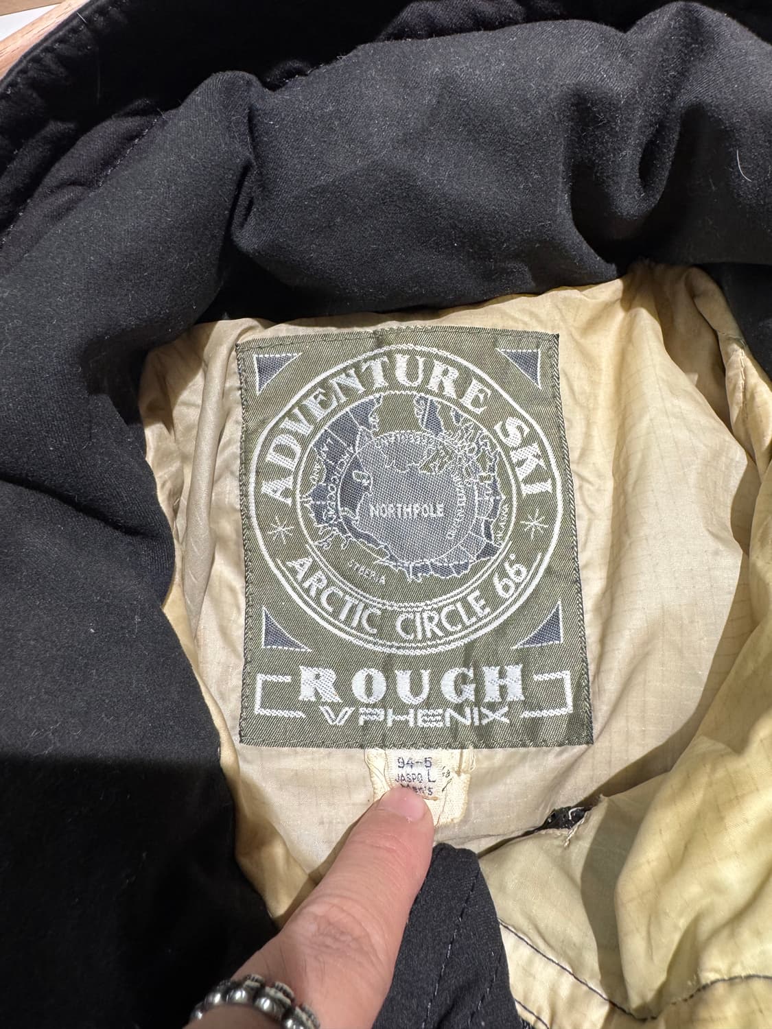 90s Phenix 피닉스 버튼업 봄버 구스다운 자켓 상품이미지9