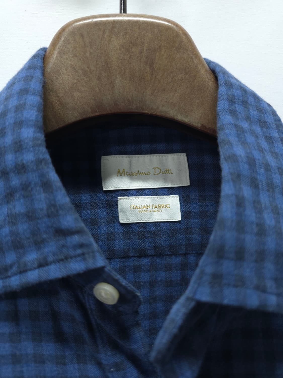 마시모두띠 잔체크 워싱셔츠 (남성95) 상품이미지4