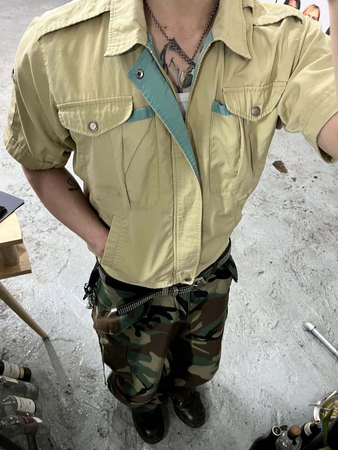 Jichodo half work jacket 상품이미지4