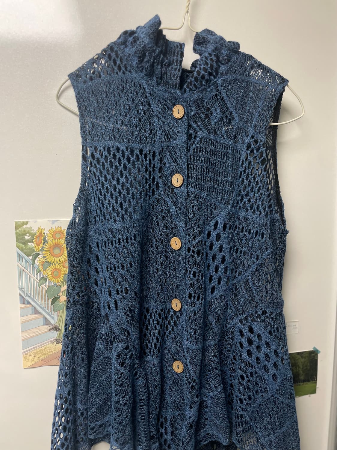 코렐라인풍🪡빈티지 레이어드 니트자켓 모리걸 상품이미지2