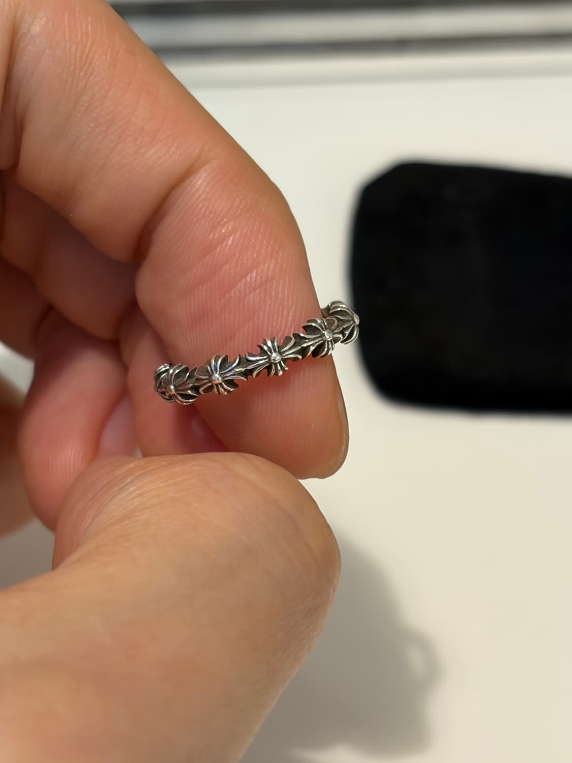 [US5] 크롬하츠 타이니 e ch 플러스 밴드링 상품이미지5