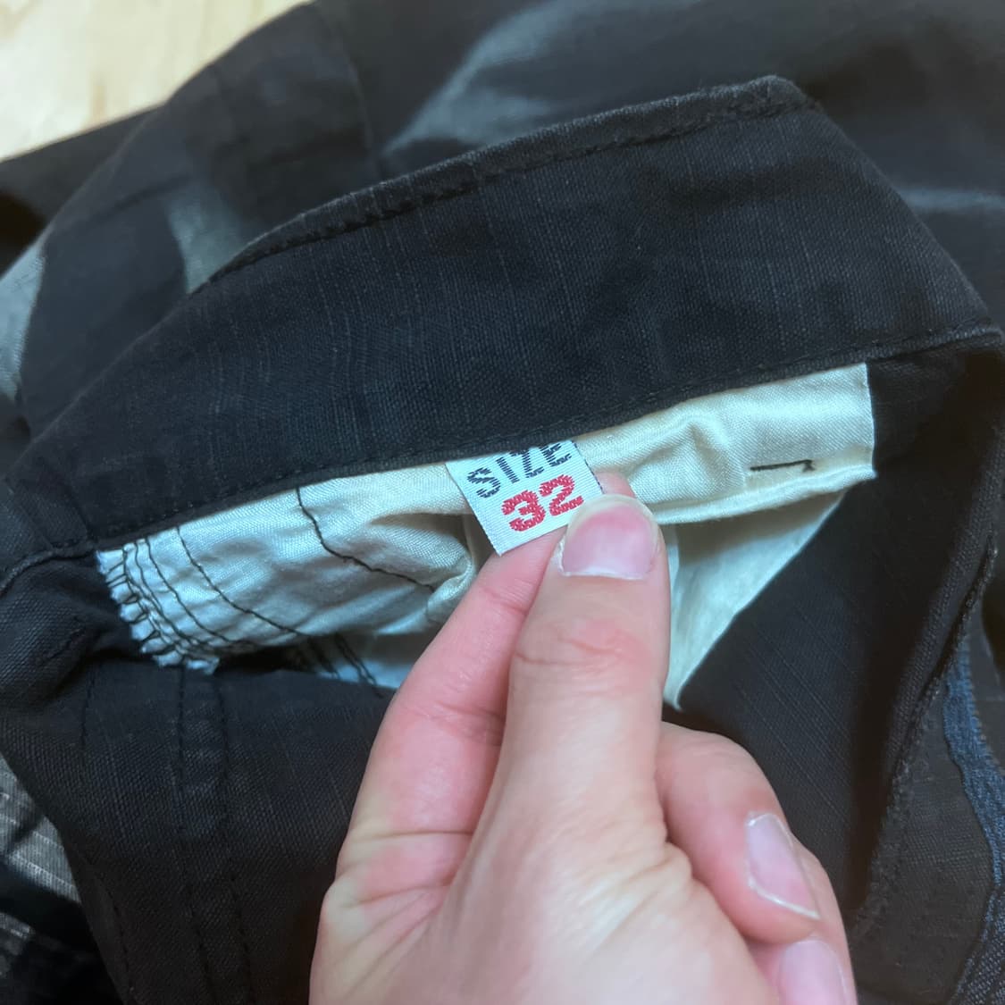 (32) 빈티지 주름 페인팅 오버사이즈 카고팬츠 상품이미지6