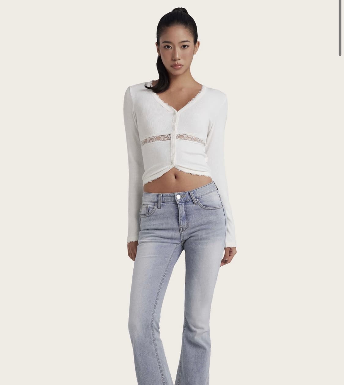 미개봉) 클리시어 슈가미스트 레이스 가디건 상품이미지1