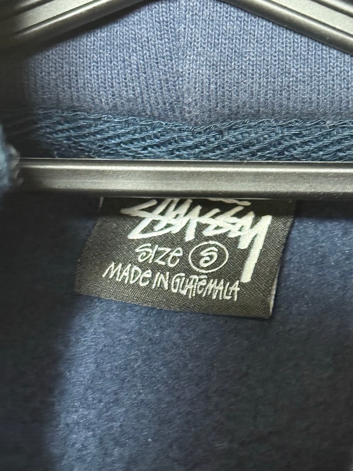 스투시 네이비 후드집업 S 상품이미지2