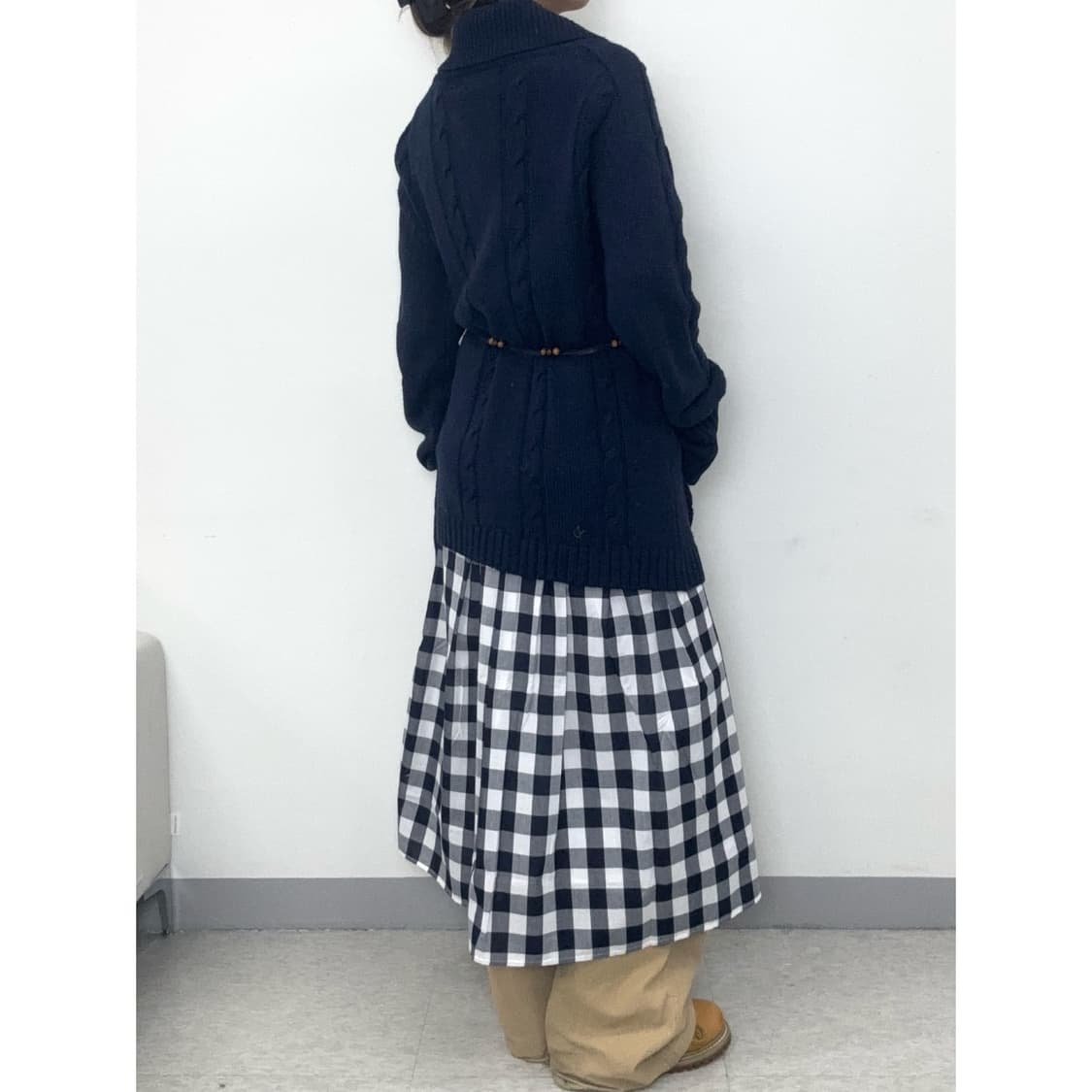 빈티지 네이비 가디건 상품이미지3