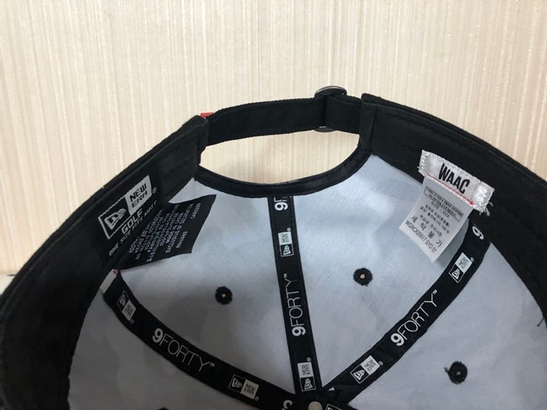 왁(WAAC)골프X뉴에라 콜라보 카모플라쥬 골프모자/캡 상품이미지9