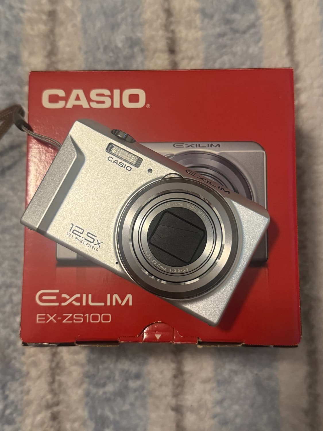 카시오 엑슬림 zs100 실버 상품이미지1