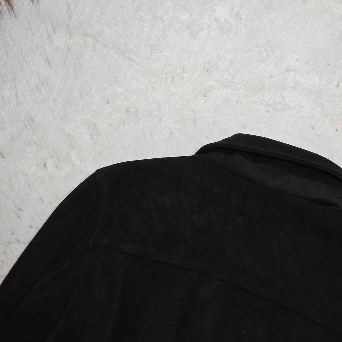 빈티지 스웨이드 블랙 라이더 자켓 상품이미지5