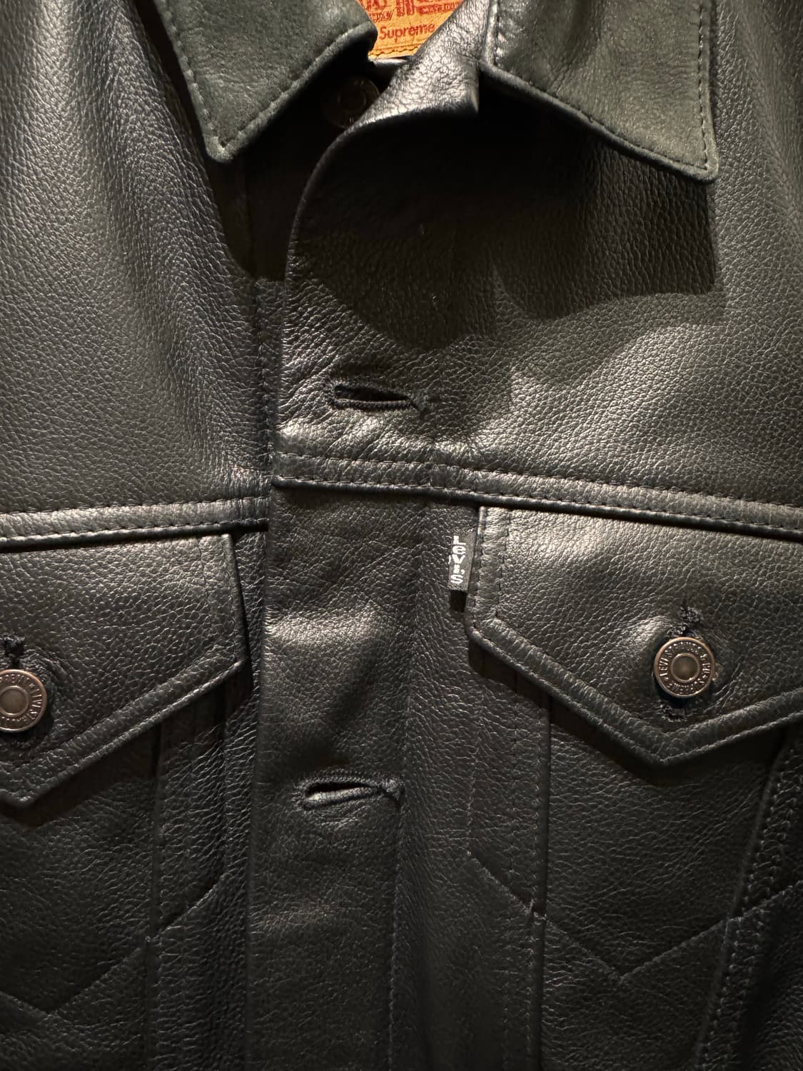 슈프림 리바이스 레더트러커 s 상품이미지4