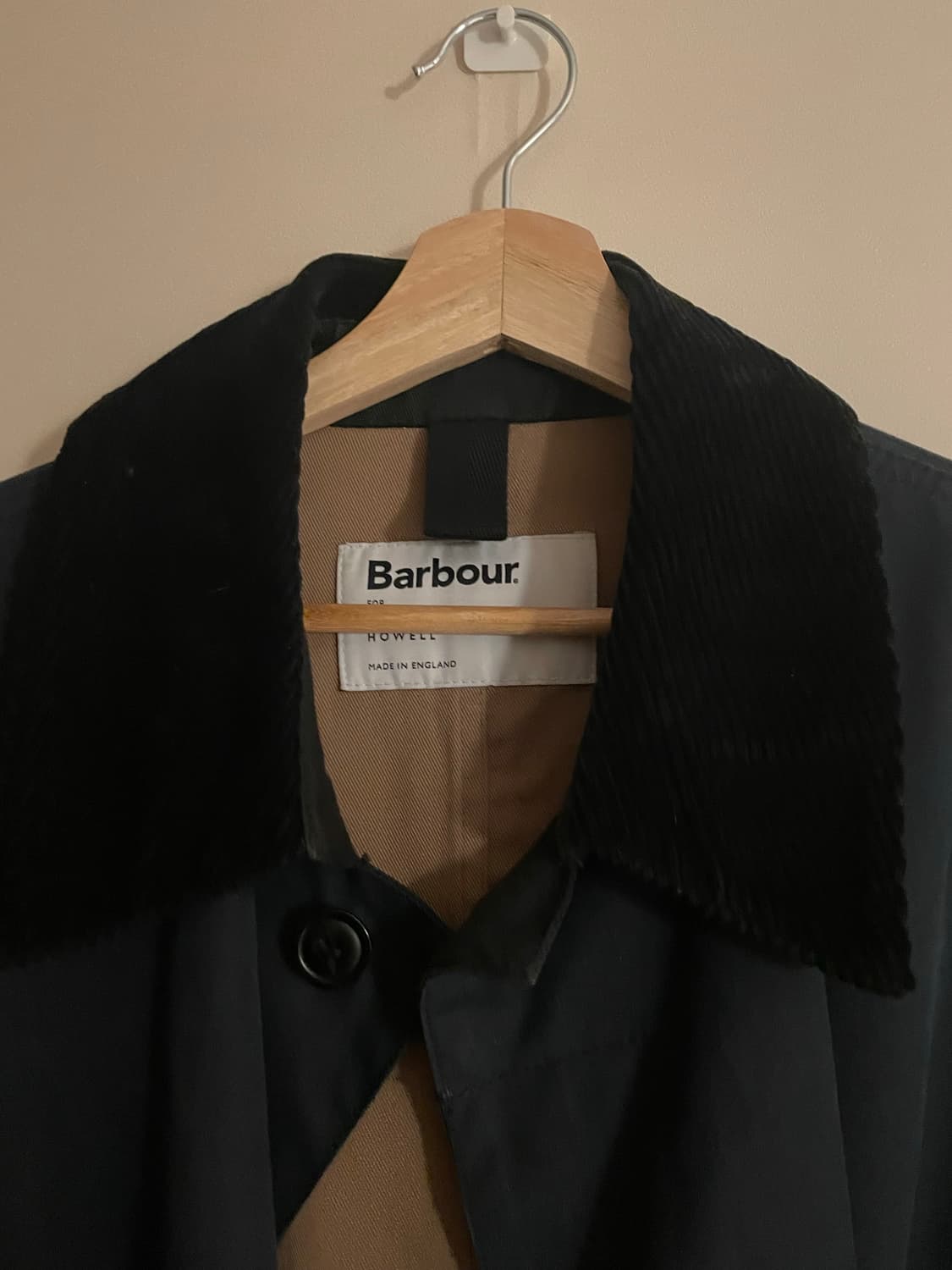 바버 X 마가렛호웰 A73 왁스자켓 네이비 상품이미지7